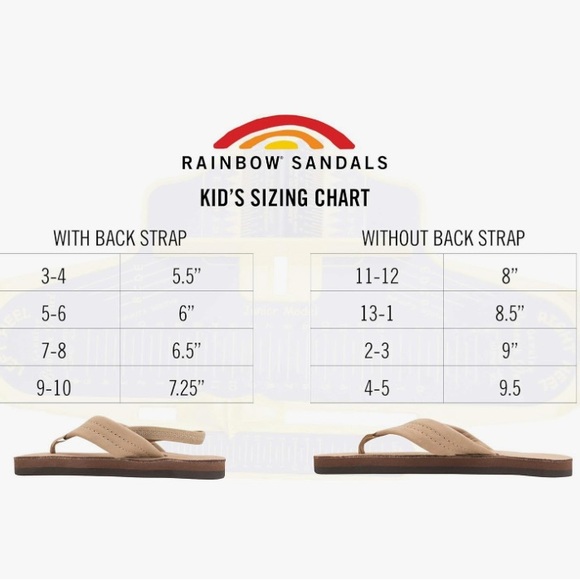 Rainbow Sandals Kid's Premier Leather Flip Flop Backstrap - Sierra Brown, 3/4 - Picture 7 of 7